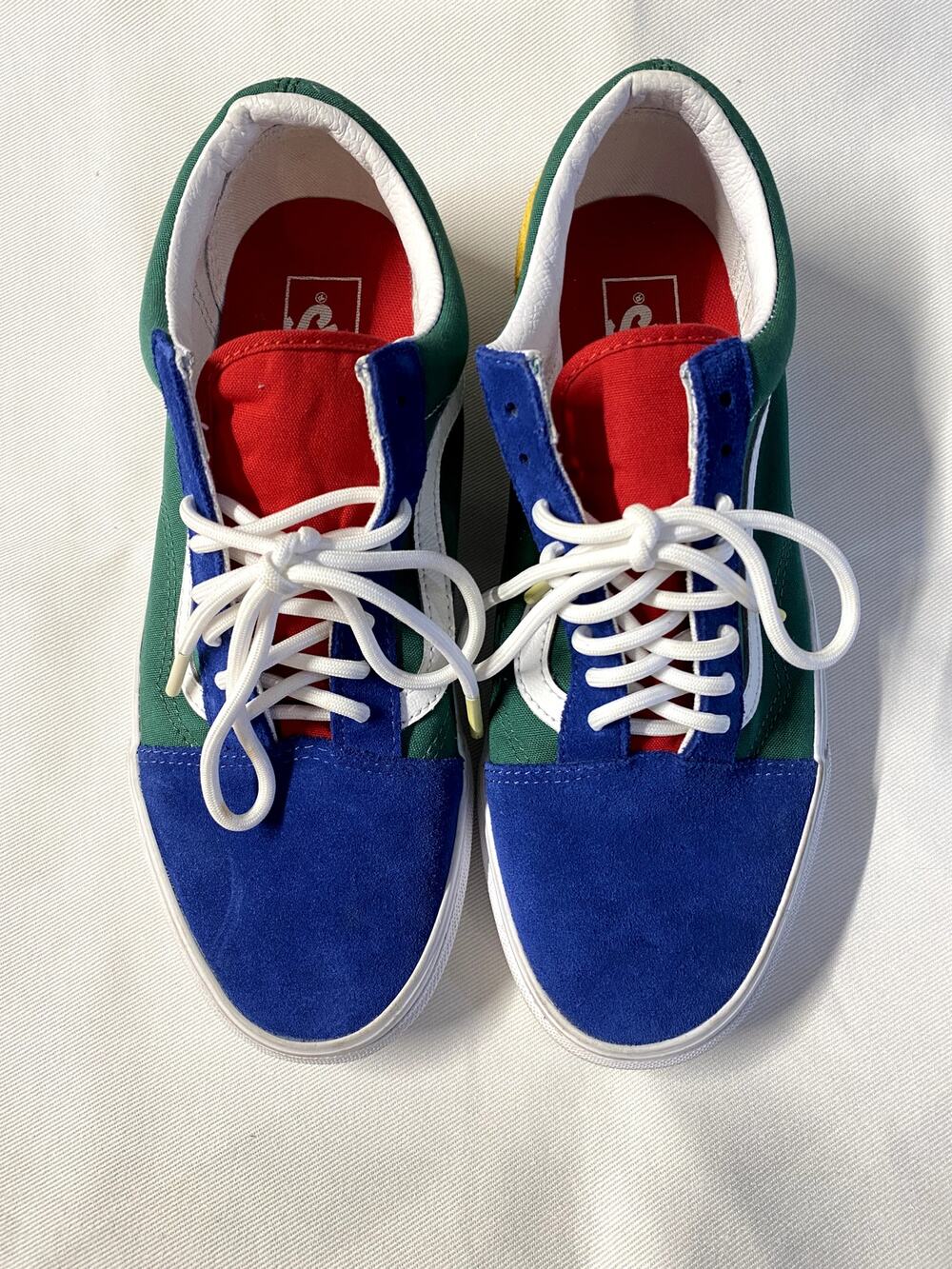 VANS COLOR BLOCK SHOES SIZE 9.5